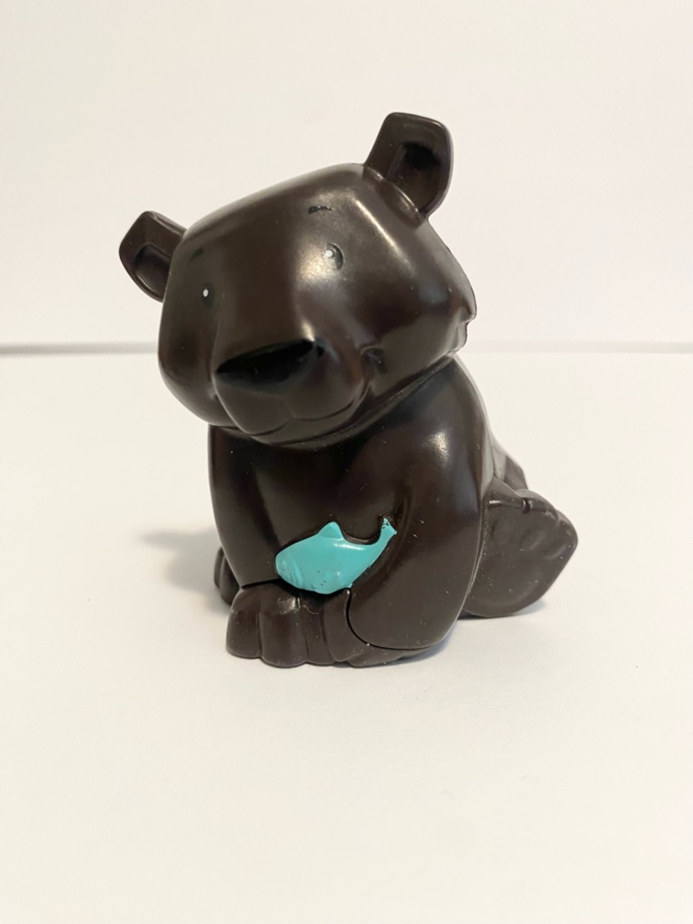 Little People Black Bear w Fish Animal  Zoo Figure Fisher Price Toy 4/$20 🛑